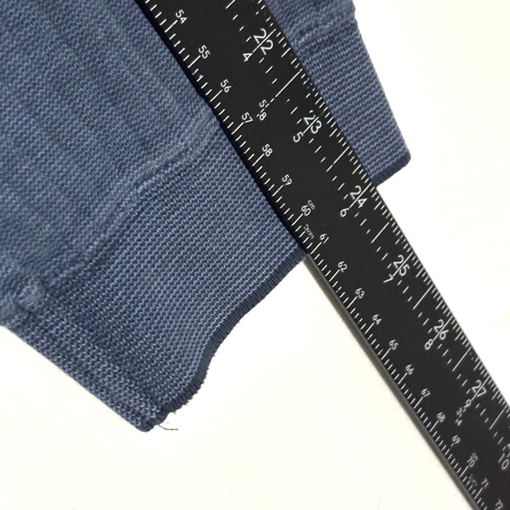 ALEXANDER LLOYD Menswear Blue Textured Long Sleeve Polo Shirt 2XLT Tall‎ Casual - Picture 7 of 7